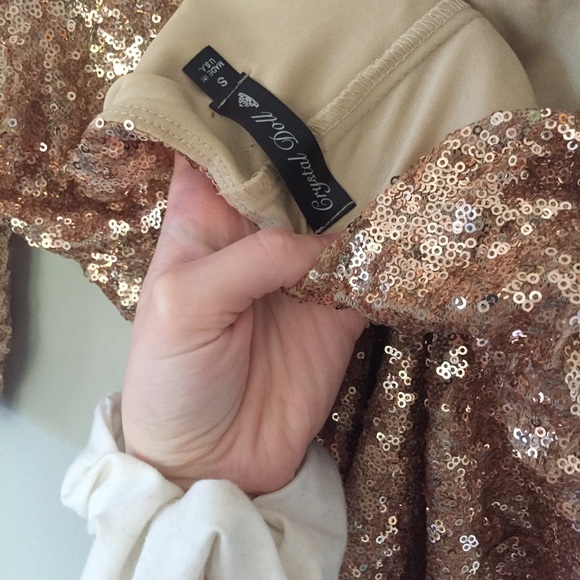 ✨ gold sequin dress - Picture 4 of 4